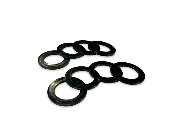 Moose Knuckle Offroad 3/4 Rattle Rings Shackle Isolator Washers; Black Hole