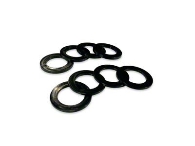 Moose Knuckle Offroad Rattle Rings Shackle Washers; Black Hole