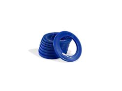 Moose Knuckle Offroad Rattle Rings Shackle Washers; Blue Balls