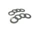 Moose Knuckle Offroad 3/4 Rattle Rings Shackle Isolator Washers; Gun Gray