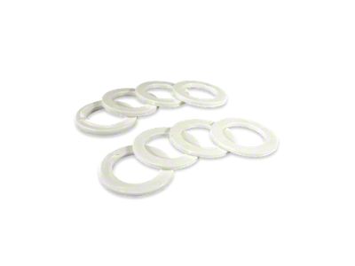 Moose Knuckle Offroad Rattle Rings Shackle Washers; Pure White