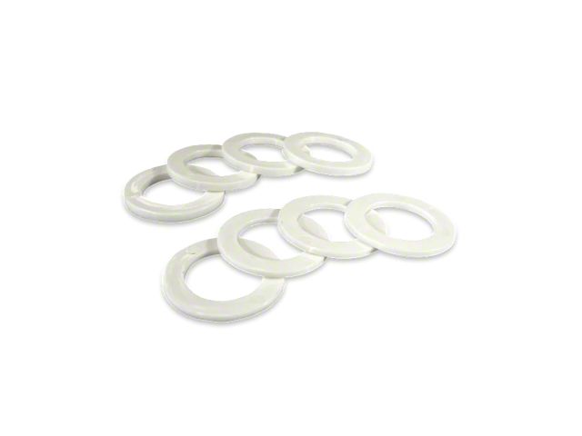 Moose Knuckle Offroad 3/4 Rattle Rings Shackle Isolator Washers; Pure White