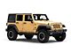 Jeep Licensed by RedRock Go Topless Jeep Decal; Gloss Black (87-18 Jeep Wrangler YJ, TJ & JK)