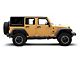 Jeep Licensed by RedRock Go Topless Jeep Decal; Gloss Black (87-18 Jeep Wrangler YJ, TJ & JK)