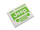 Jeep Licensed by RedRock Go Topless Jeep Decal; Lime Green (87-18 Jeep Wrangler YJ, TJ & JK)