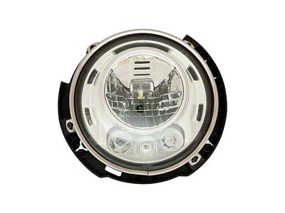 CAPA Replacement LED Headlight; Driver Side (07-18 Jeep Wrangler JK)