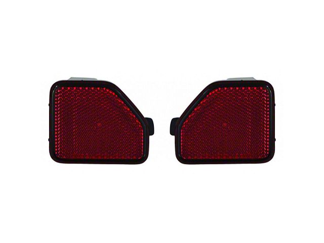CAPA Replacement Reflector; Driver Side (18-24 Jeep Wrangler JL)