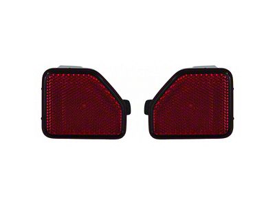 CAPA Replacement Reflector; Driver Side (18-24 Jeep Wrangler JL)