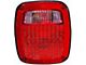CAPA Replacement Tail Light; Driver Side (91-06 Jeep Wrangler YJ & TJ)