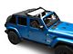 MasterTop Complete Fastback Top; Black Diamond (18-24 Jeep Wrangler JL 4-Door)