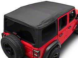 MasterTop Complete Soft Top; Black Diamond (18-26 Jeep Wrangler JL 4-Door)