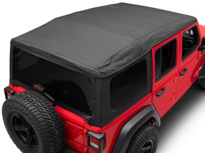 MasterTop Complete Soft Top; Black Diamond (18-23 Jeep Wrangler JL 4-Door)