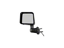 Replacement Powered Heated Side Door Mirror with One Connector; Driver Side (2014 Jeep Wrangler JK)