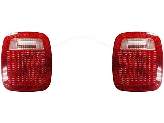 Replacement Tail Light Lens with Gasket (87-06 Jeep Wrangler YJ & TJ)