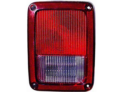 Replacement Tail Light; Driver Side (07-18 Jeep Wrangler JK)
