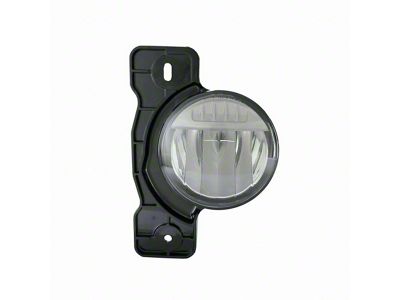 CAPA Replacement LED Fog Light; Driver Side (17-24 Jeep Wrangler JK & JL w/ Rubicon Steel Bumper)