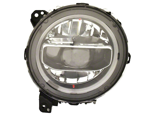 Replacement LED Headlight; Driver Side (18-23 Jeep Wrangler JL)