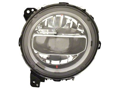 Replacement LED Headlight; Driver Side (18-24 Jeep Wrangler JL)