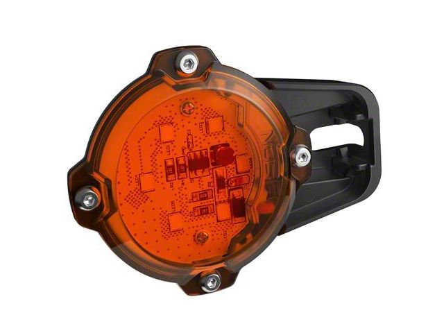Bison Off-Road YAK! Universal 600 Lumen Light Kit; Amber; 4-Pack (Universal; Some Adaptation May Be Required)