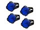 Bison Off-Road YAK! Universal 600 Lumen Light Kit; Blue; 4-Pack (Universal; Some Adaptation May Be Required)