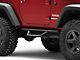Jeep Licensed by RedRock HD Drop Side Step Bars with Jeep Logo (07-18 Jeep Wrangler JK 2-Door)