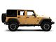 Jeep Licensed by RedRock Jeep Wave Decal; Matte Black (87-18 Jeep Wrangler YJ, TJ & JK)