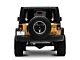 Jeep Licensed by RedRock Jeep Wave Decal; White (87-18 Jeep Wrangler YJ, TJ & JK)