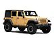 Jeep Licensed by RedRock Jeep Wave Decal; Lime (87-18 Jeep Wrangler YJ, TJ & JK)