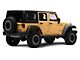 Jeep Licensed by RedRock Jeep Peace Decal; Red (87-18 Jeep Wrangler YJ, TJ & JK)