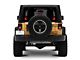 Jeep Licensed by RedRock Jeep Peace Decal; Red (87-18 Jeep Wrangler YJ, TJ & JK)