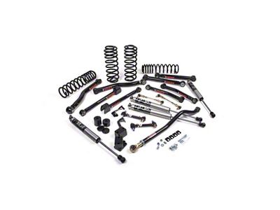 JKS Manufacturing 3.50-Inch J-Krawl Standard Rate Coil Suspension Lift Kit with FOX Adventure Series Shocks (18-24 Jeep Wrangler JL 4-Door, Excluding 4xe & Rubicon 392)
