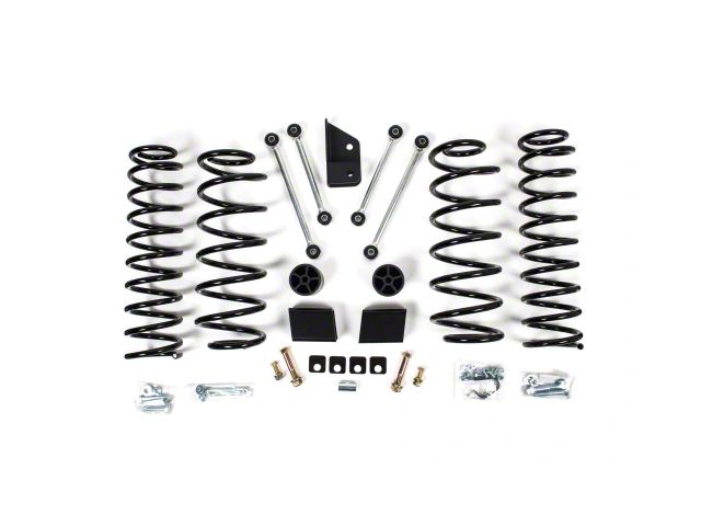 Zone Offroad 3-Inch Suspension Lift Kit (18-24 2.0L or 3.6L Jeep Wrangler JL 4-Door, Excluding 4xe)