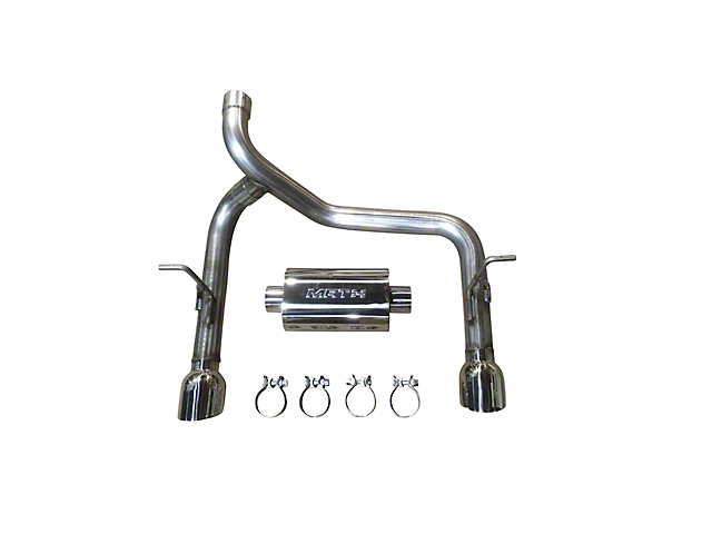 MRT Extreme Axle-Back Exhaust with Polished Tips (18-23 3.6L Jeep Wrangler JL 4-Door)