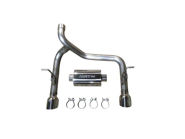 MRT Extreme Axle-Back Exhaust with Polished Tips (18-24 3.6L Jeep Wrangler JL 4-Door)