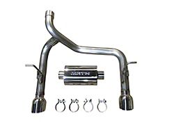 MRT Extreme Axle-Back Exhaust with Polished Tips (18-24 3.6L Jeep Wrangler JL 4-Door)