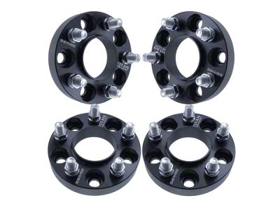 Titan Wheel Accessories 1-Inch Hubcentric Wheel Spacers; Set of Four (87-06 Jeep Wrangler YJ & TJ)