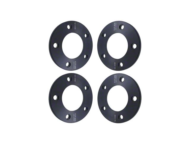 Titan Wheel Accessories 1/2-Inch Wheel Spacers; Set of Four (20-24 Jeep Gladiator JT)