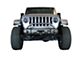 VKS Fabrication Villain Front Bumper with Winch Hoop; Raw Steel (18-24 Jeep Wrangler JL)