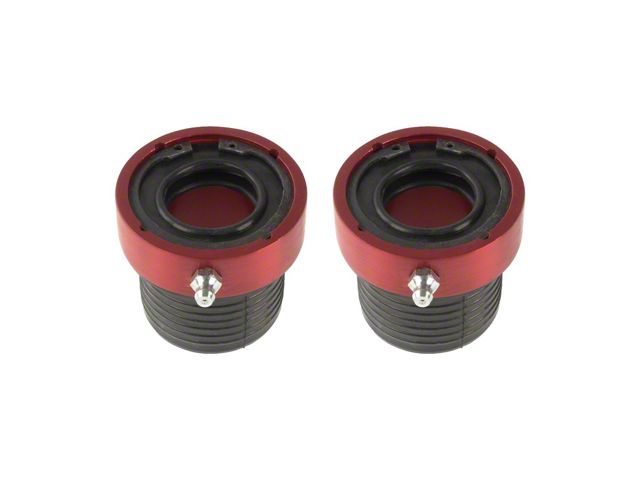 Ten Factory Dana 30/44 Front Axle Tube Seals; Red (84-01 Jeep Cherokee XJ w/o Vacuum Disconnect)