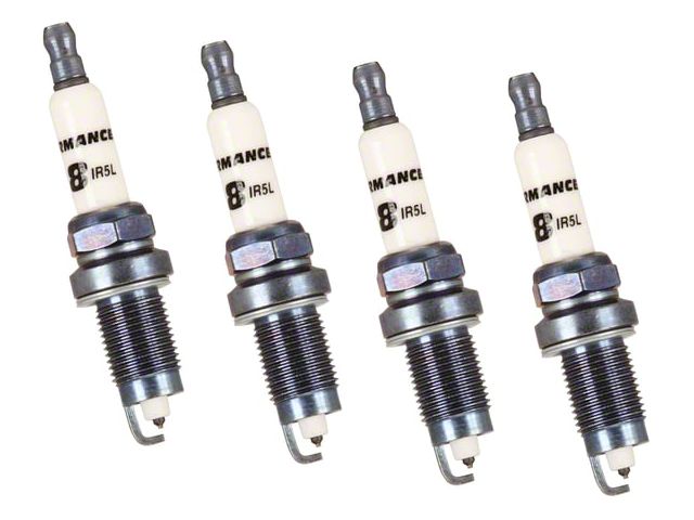 MSD Iridium Tip Spark Plugs; Set of Four (87-95 2.5L Jeep Wrangler YJ; 91-95 4.0L Jeep Wrangler YJ)