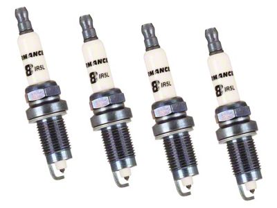 MSD Iridium Tip Spark Plugs; Set of Four (87-95 2.5L Jeep Wrangler YJ; 91-95 4.0L Jeep Wrangler YJ)