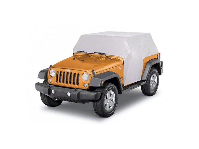 Steinjager 5-Layer Full Door Cab Cover; Gray (07-18 Jeep Wrangler JK 2-Door)