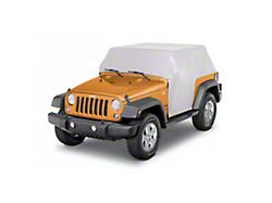 Steinjager 5-Layer Full Door Cab Cover; Gray (07-18 Jeep Wrangler JK 2-Door)