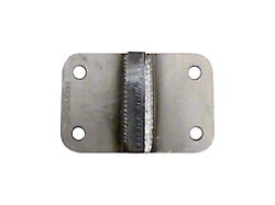 Motobilt Front Bolt-On D-Ring Shackle Mounts; Bare Steel (07-18 Jeep Wrangler JK)