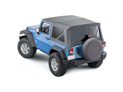 Steinjager Replacement Soft Top with Tinted Windows; Black Diamond (10-18 Jeep Wrangler JK 2-Door)