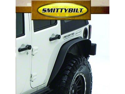 Smittybilt Fender Flare; 6 Inch Wide; Rear- Passenger Side (97-06 Jeep Wrangler TJ)