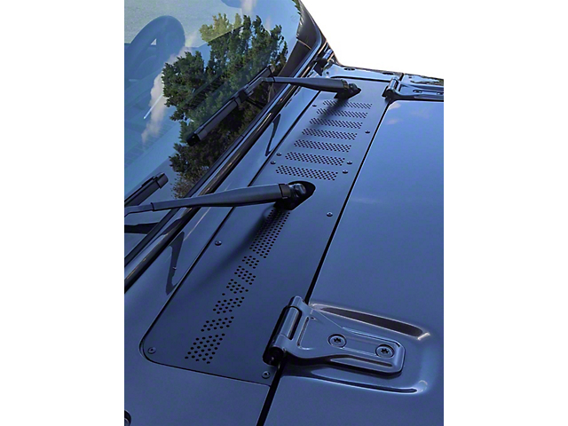 Center Cowl Cover; Smooth Black (20-23 Jeep Gladiator JT, Excluding Mojave)