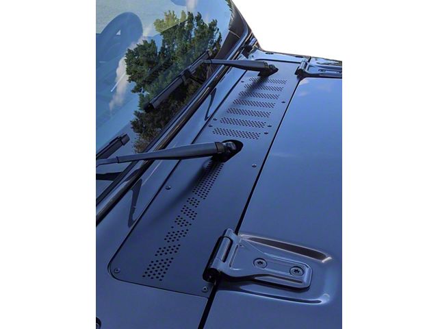 Center Cowl Cover; Smooth Black (20-24 Jeep Gladiator JT, Excluding Mojave)