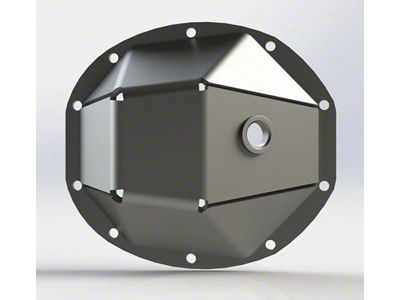 Motobilt DIY Dana 35 Differential Cover; Bare Steel (Universal; Some Adaptation May Be Required)