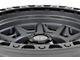 Rough Country 85 Series Simulated Beadlock Gunmetal Gray Wheel; 17x9 (07-18 Jeep Wrangler JK)